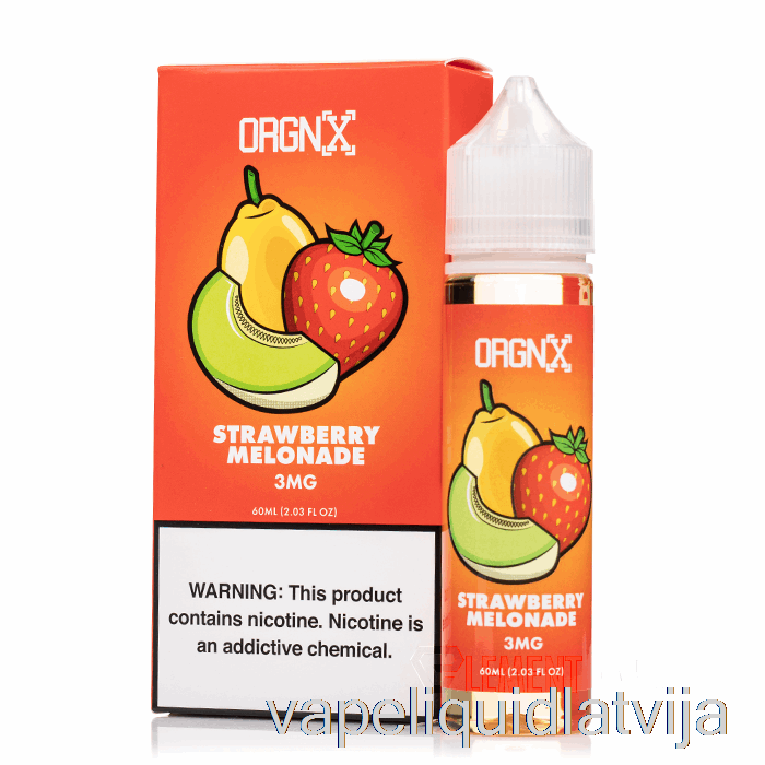 Zemeņu Melonāde - Orgnx E-šķidrums - 60ml 0mg Vape šķidrums